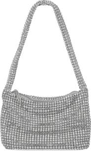 Jessica McClintock Fiona Rhinestone Embellished Shoulder Bag