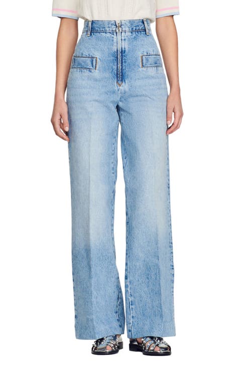 Wide-leg jeans