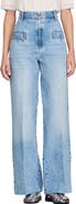 SANDRO Wide-leg jeans