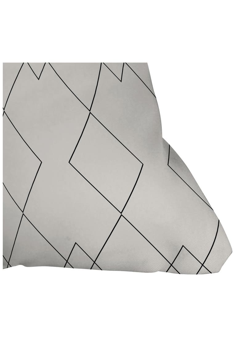Color Poems Geometric Throw Pillow, Alternate, color, WHITE