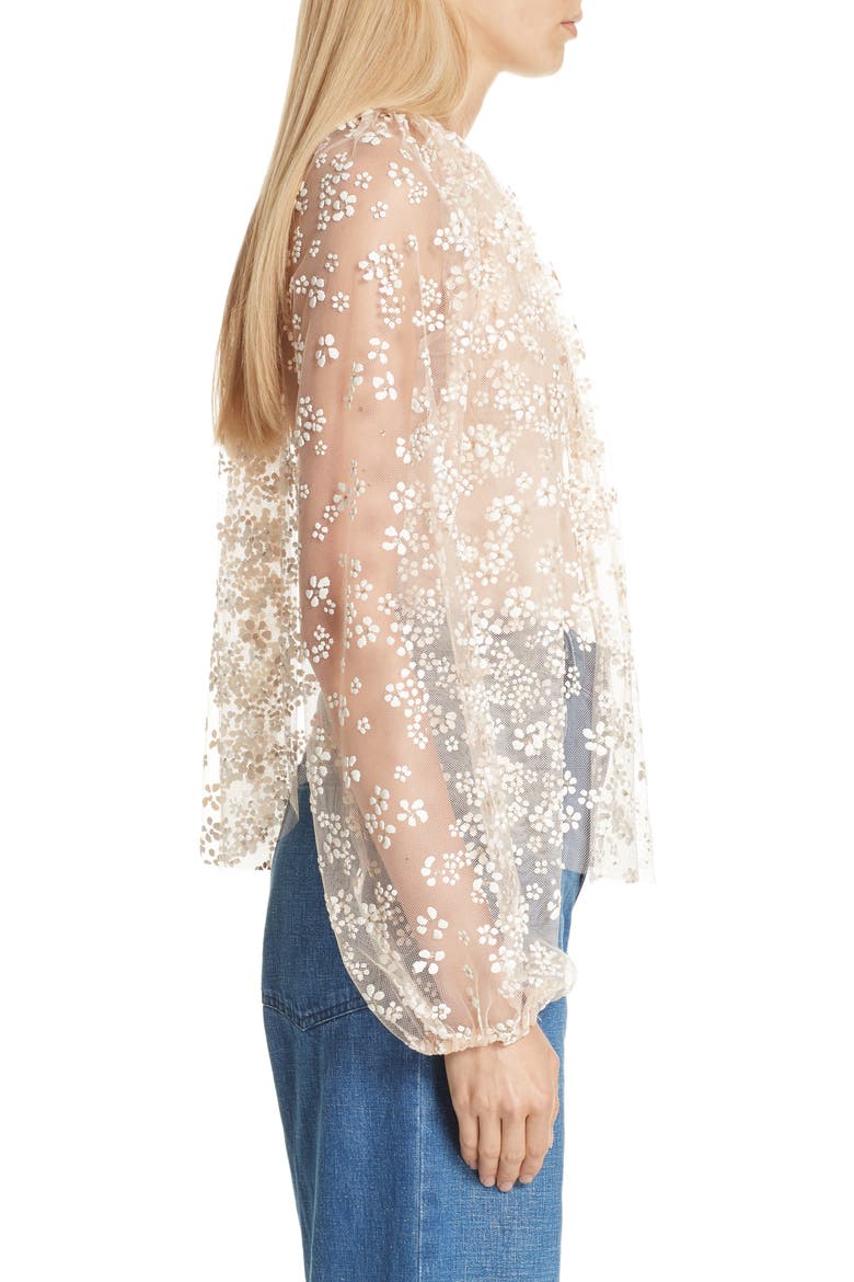 Decadent Lace Top, Alternate, color, NUDE