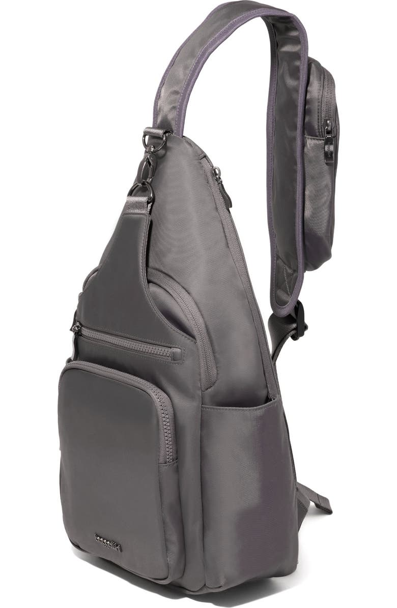 BAGGALLINI Central Park Large Sling, Alternate, color, Smoke Twill