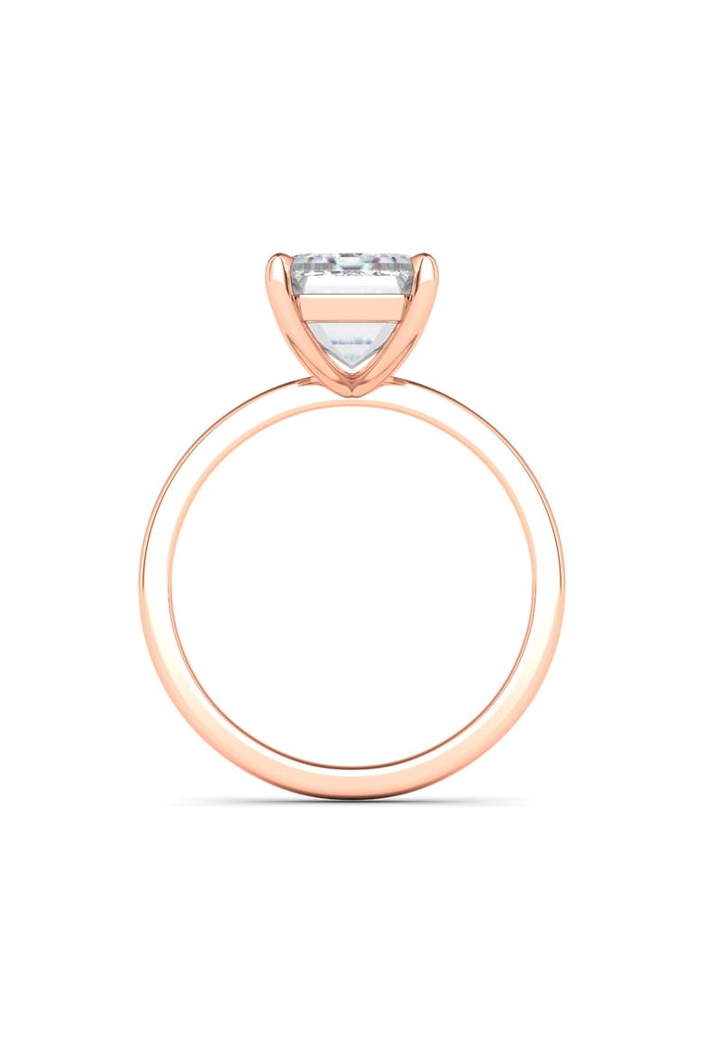 Emerald Cut Lab Created Diamond Ring, Alternate, color, 2.50 CTW 18K ROSE GOLD