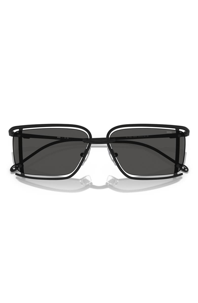 DIESEL<sup>®</sup> 57mm Rectangular Sunglasses, Alternate, color, 