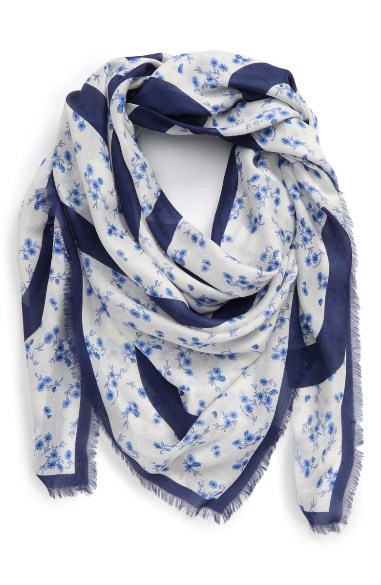 Loewe Flower Scarf, Alternate, color, 