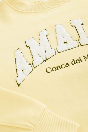 Bouclé Amalfi Graphic Sweatshirt