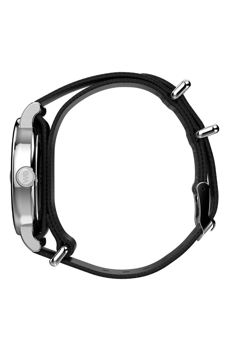 Timex<sup>®</sup> Weekender Canvas Strap Watch, 37mm, Alternate, color, Black