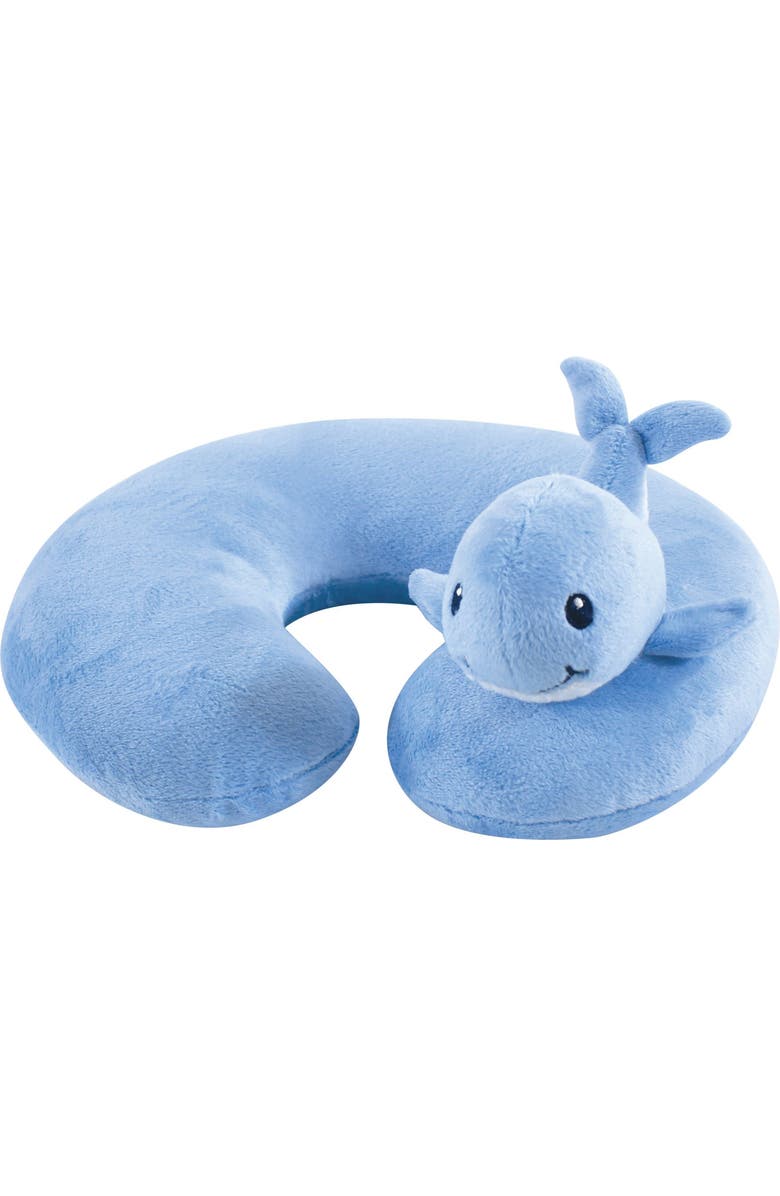 Hudson Baby Travel Neck Cushion, Main, color, Whale