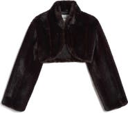 Apparis Odette Pluche™ Faux Mink Bolero