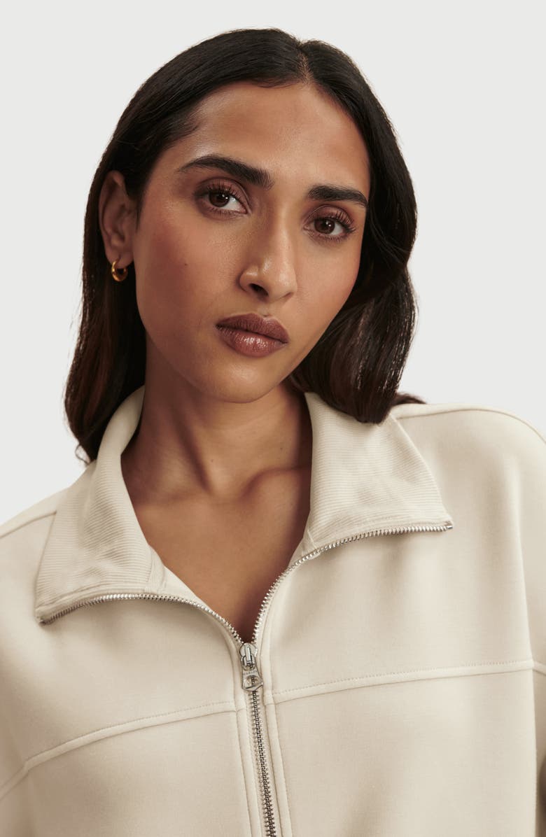 Varley Kayleight Half Zip Sweatshirt, Alternate, color, Pristine