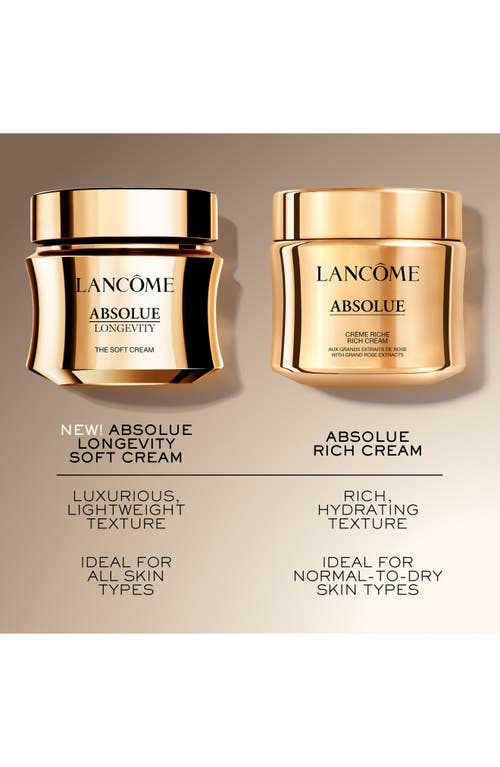 Lancôme Absolue Bestsellers Face & Eye Set $459 Value In Transparent