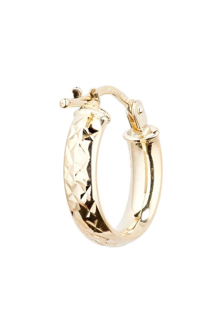 14K Gold Wide Hoop Earrings (Nordstrom Exclusive), Alternate, color, 14K YELLOW GOLD