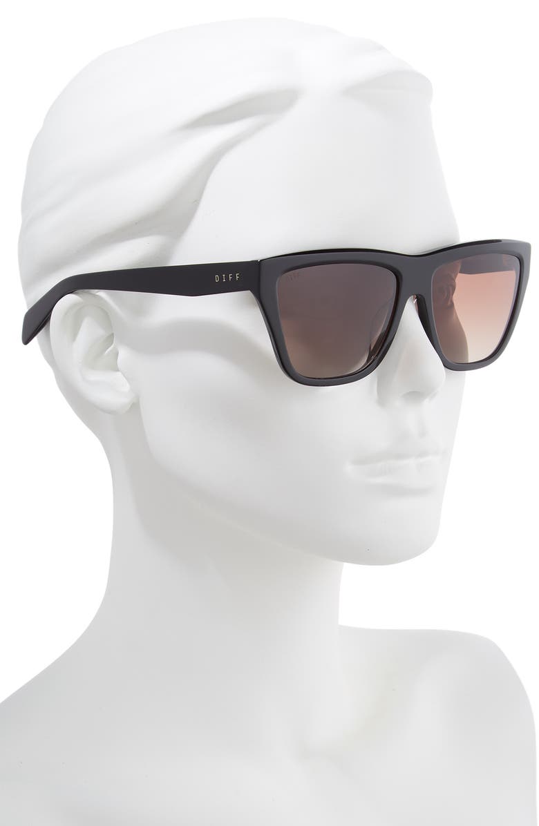DIFF Harper 57mm Polarized Gradient Sunglasses, Alternate, color,