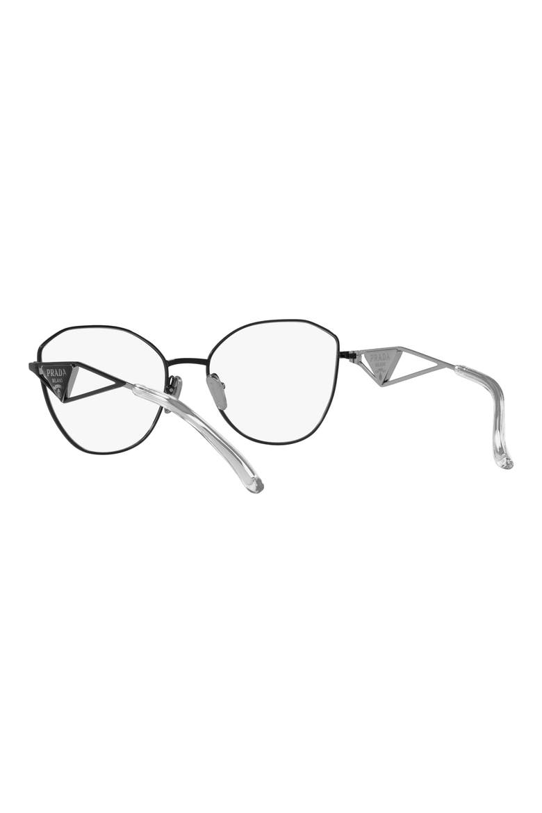 54mm Round Optical Glasses, Alternate, color, BLACK