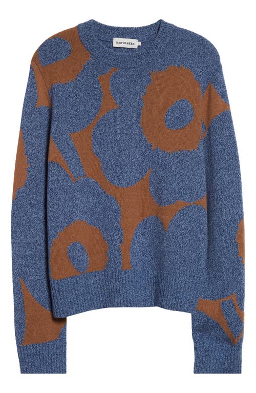 Marimekko Crewneck Cotton Sweater In Multi