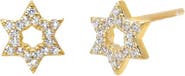 BY ADINA EDEN CZ Star of David Stud Earring
