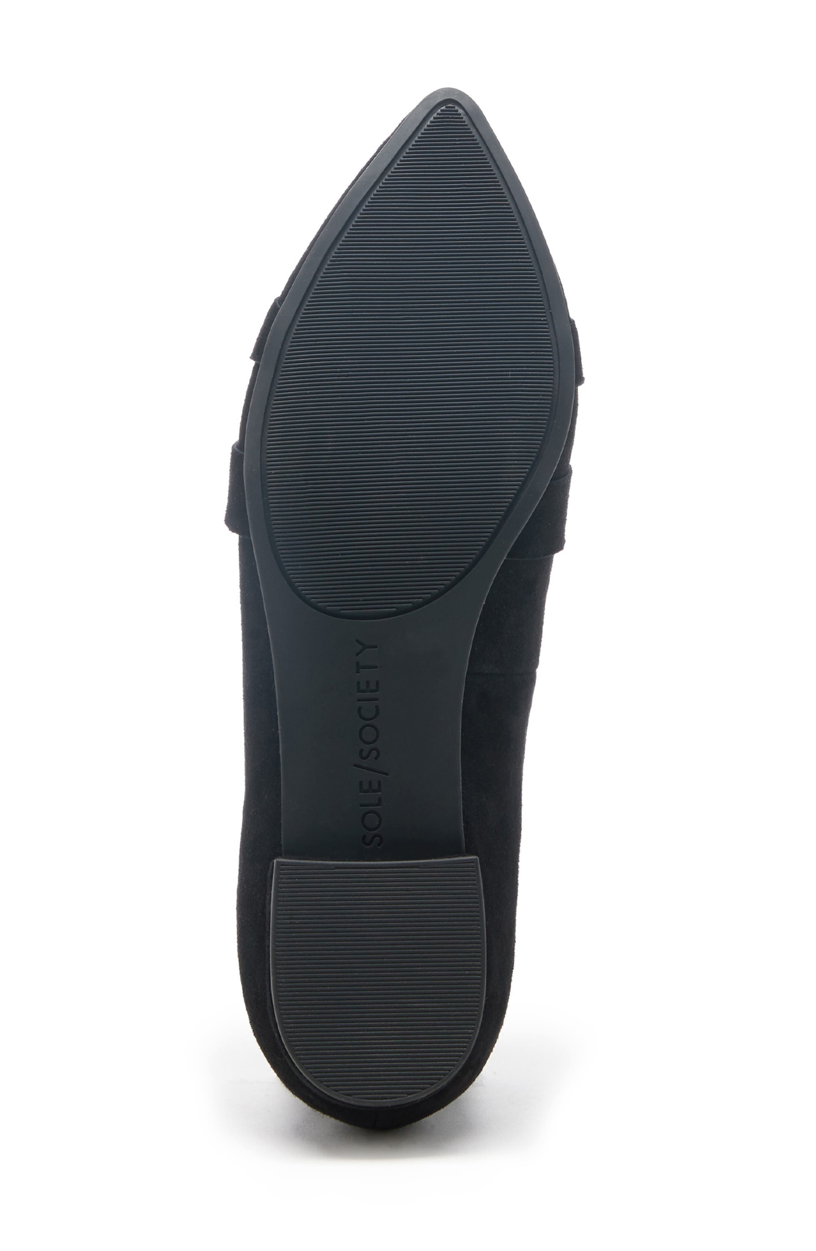 Sole Society Kelynn Crystal Buckle Flat, Alternate, color, 