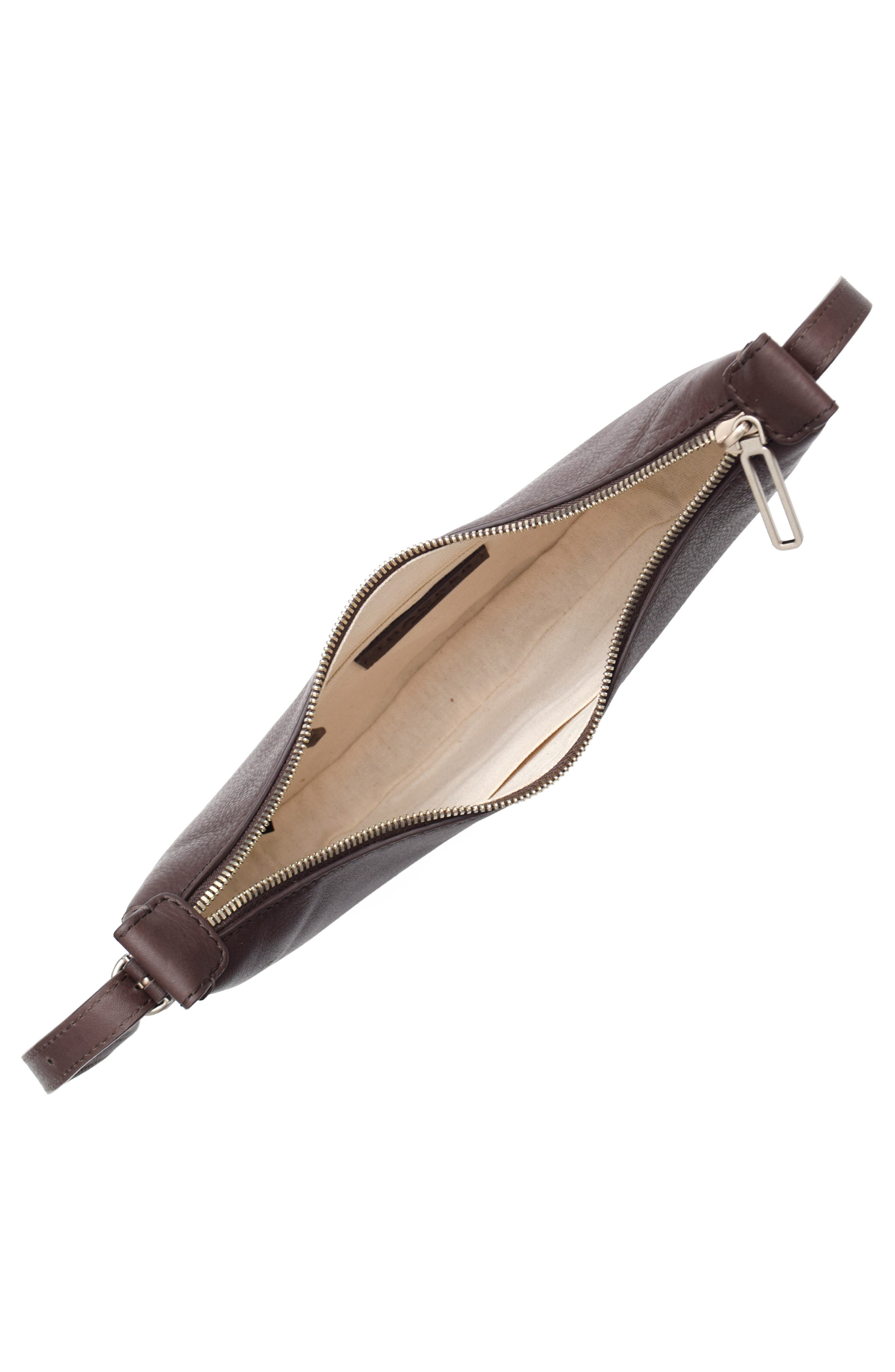 Thacker Silas Leather Crossbody Bag, Alternate, color, Espresso