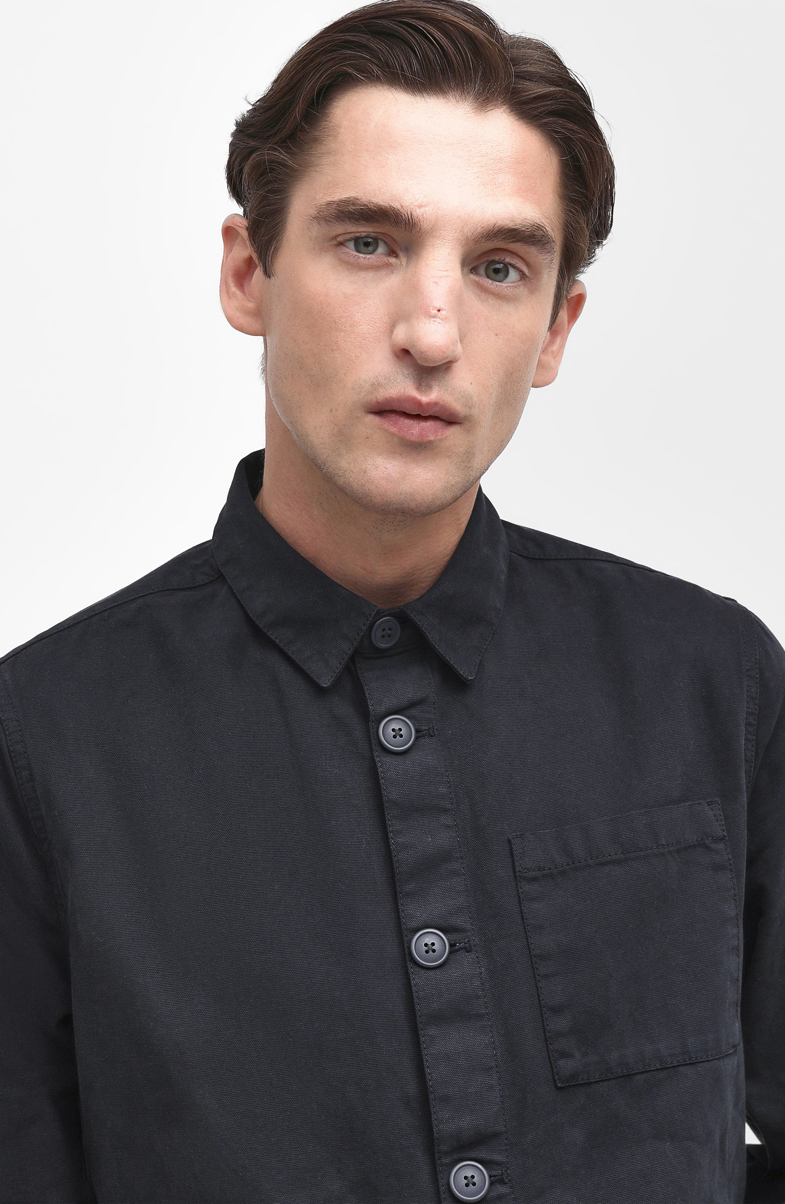 Мужские Barbour Washed Button-Up Overshirt — фото 7
