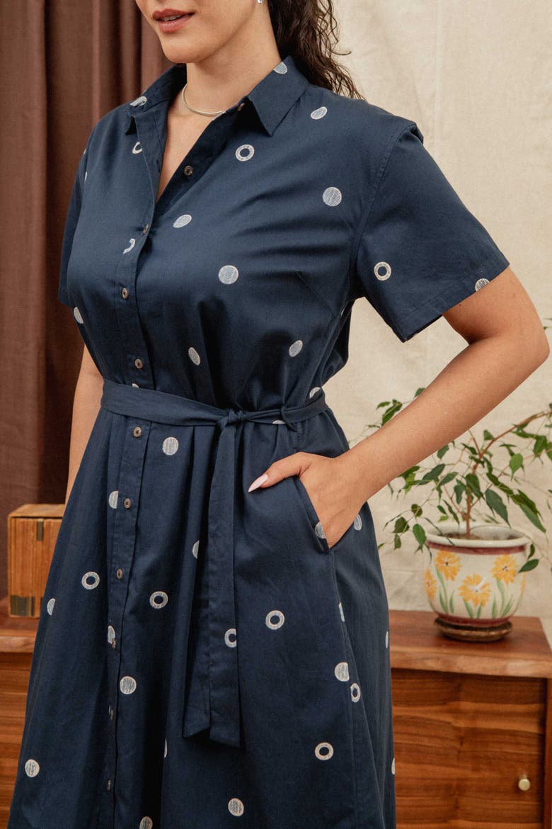 Sylvie Dress, Alternate, color, Lunar Polka