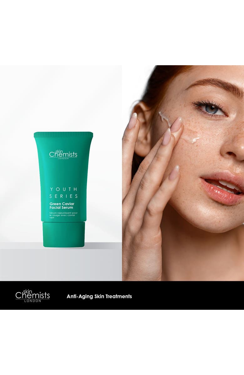 SKINCHEMISTS Youth Series Green Caviar Facial Serum 30ml x 3 Trio Set, Alternate, color, White