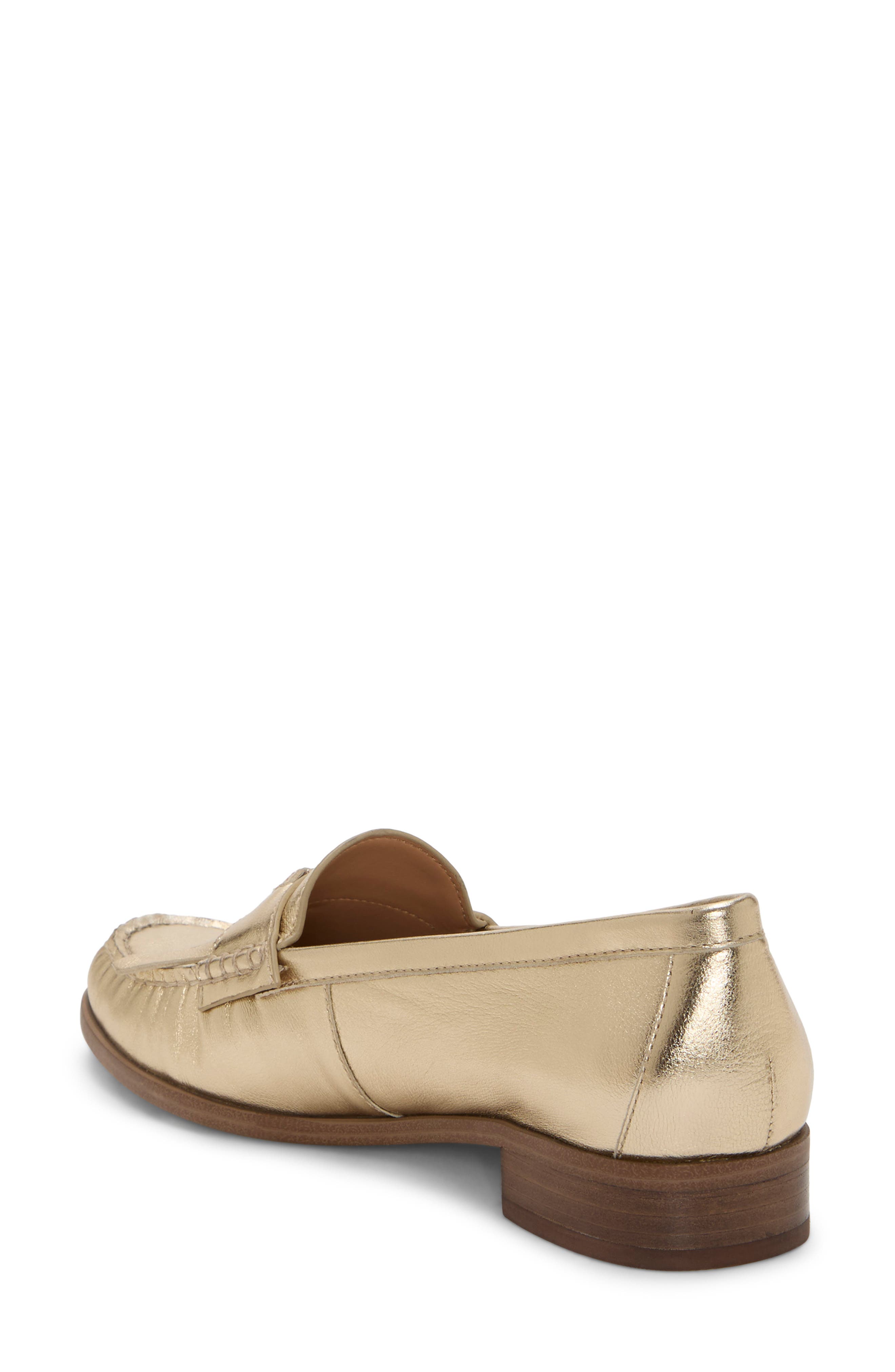 Vince Camuto Cosette Fringe Loafer, Alternate, color, Egyptian Gold