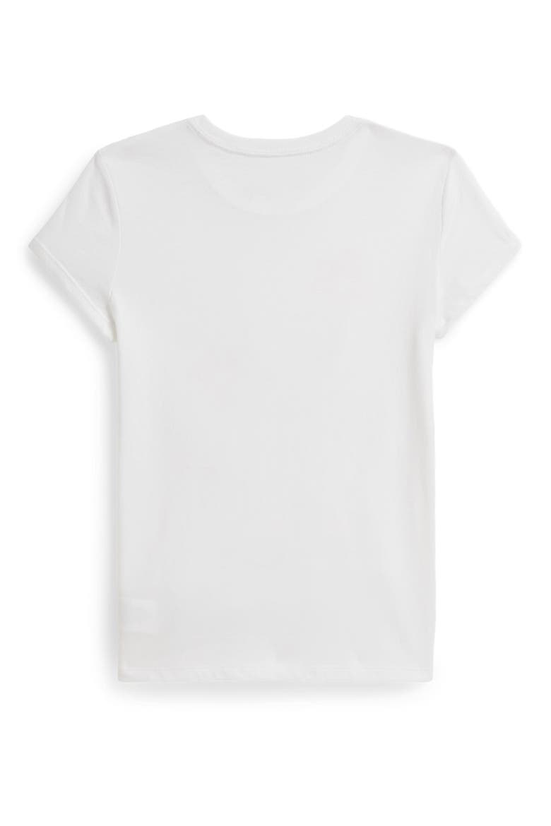 Kids' Polo Bear Cotton Jersey Tee, Alternate, color, WHITE