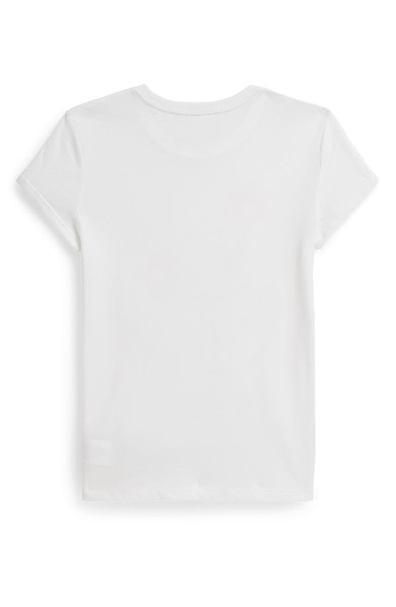 Polo Ralph Lauren Kids' Patriotic Polo Bear Cotton Graphic T-Shirt, Alternate, color, White