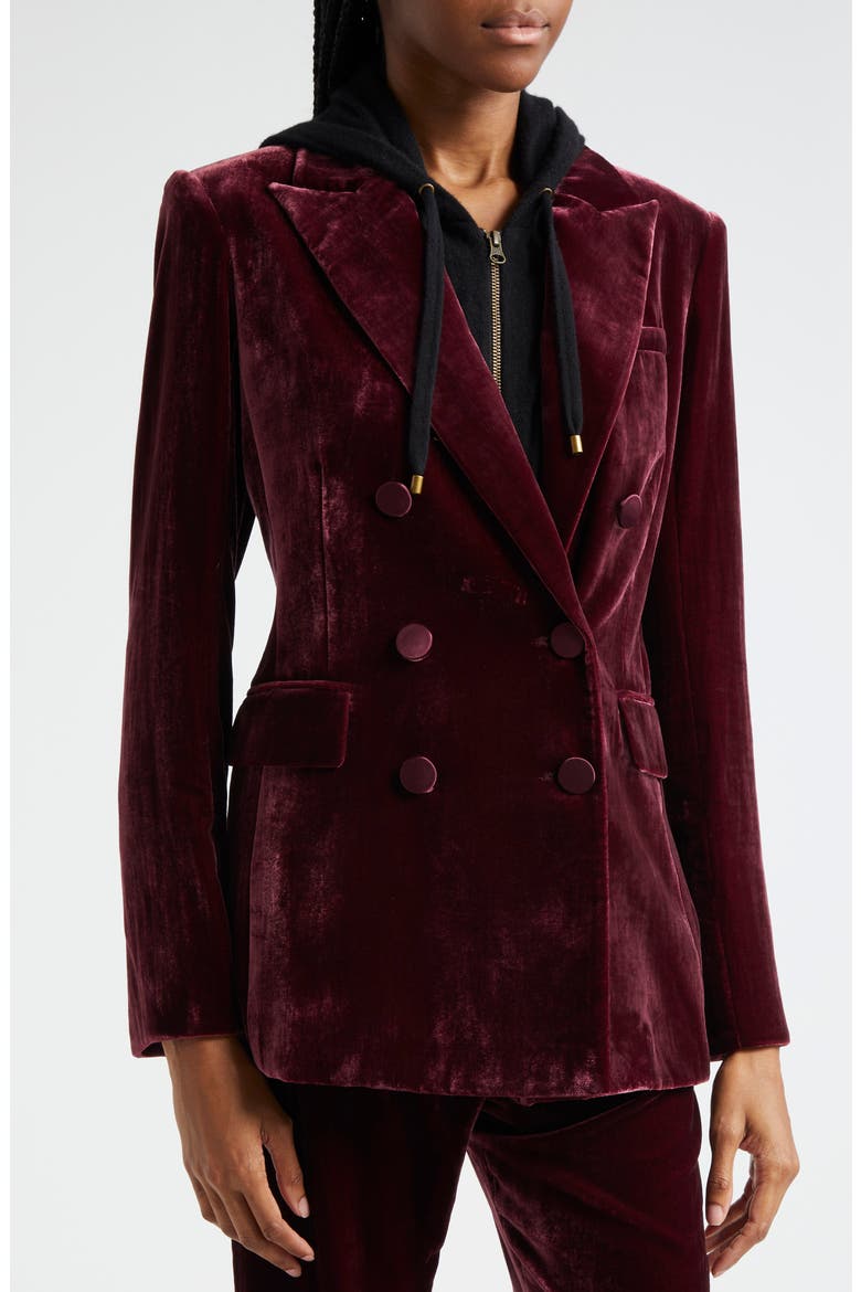 Elliette Dickey Jacket, Alternate, color, WINE