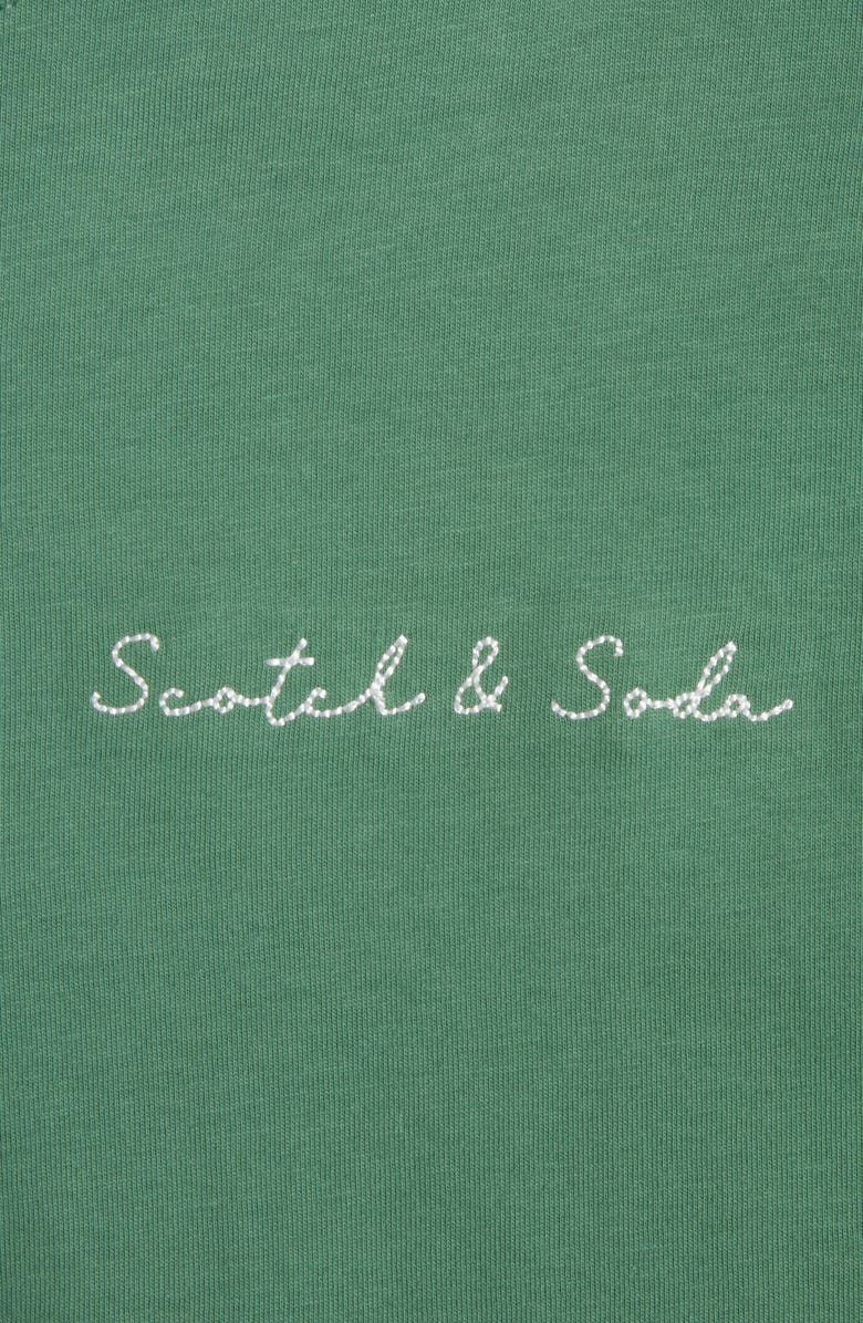 Scotch & Soda Logo Graphic T-Shirt, Alternate, color, Myrtle