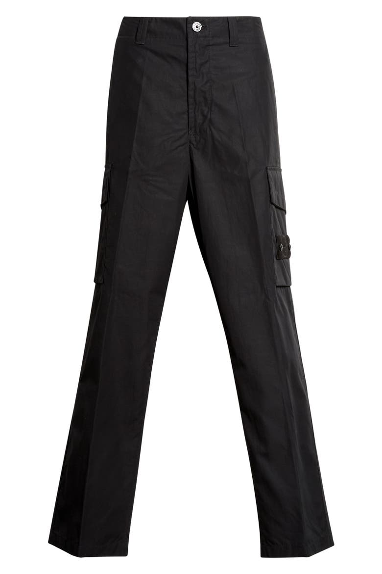 Cotton Cargo Pants, Main, color, V0029 BLACK