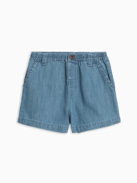 Organic Luke Chambray Shorts (Toddler & Little Kids)