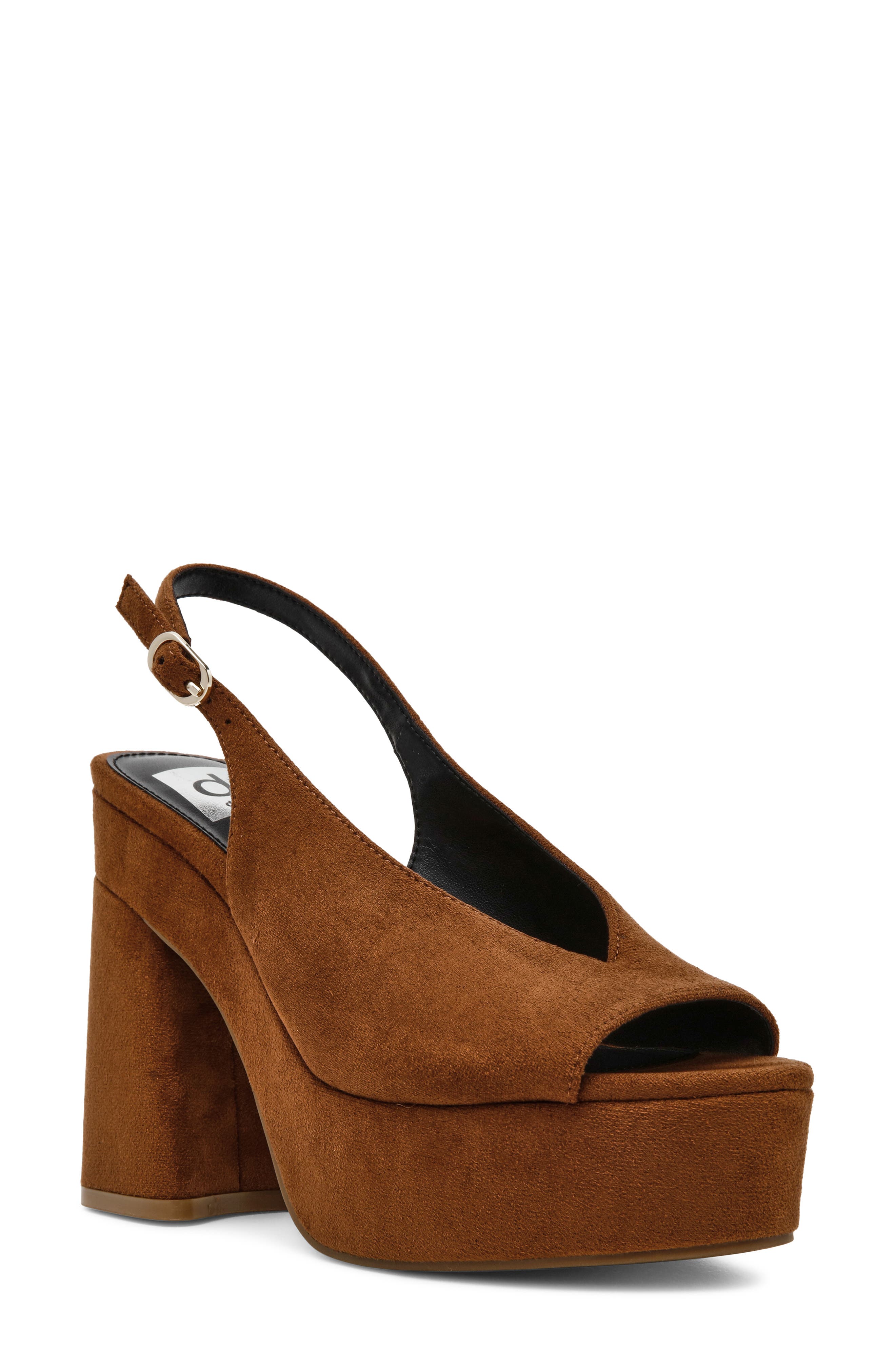 Wildan Slingback Platform Sandal, Main, color, CHESTNUT