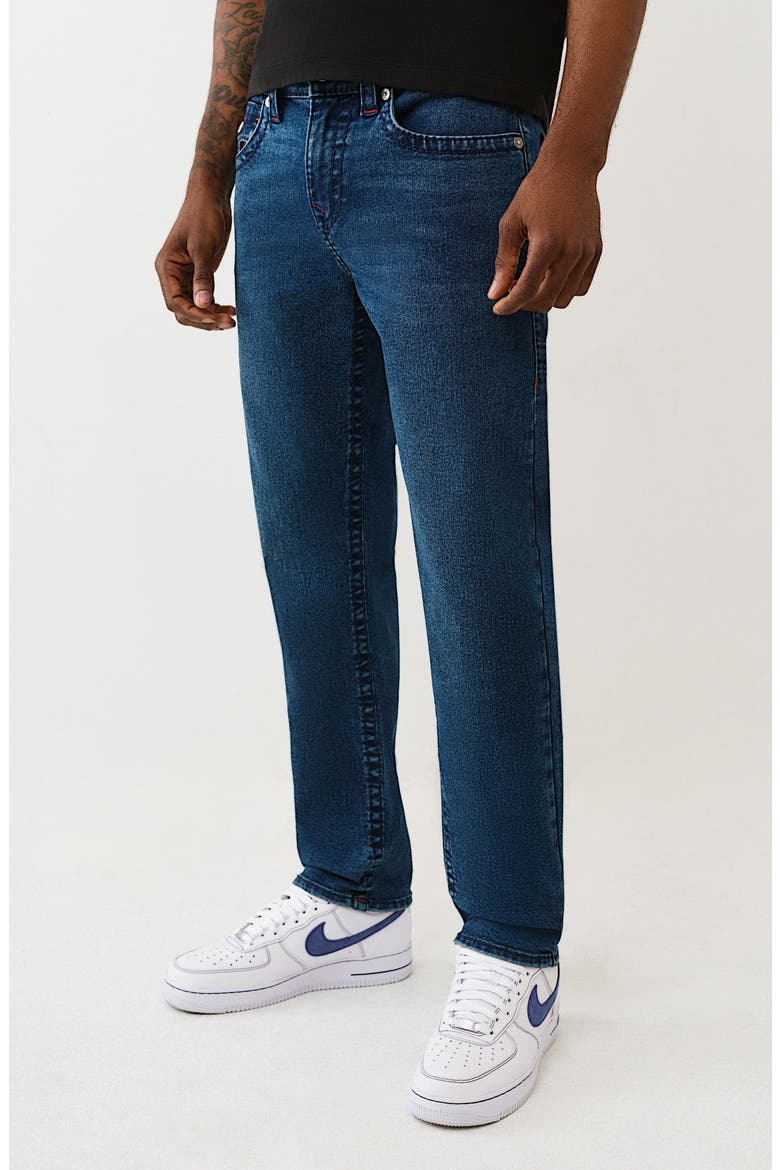 Geno Big T Flap Slim Fit Jeans, Alternate, color, DARK SHIVERING WASH