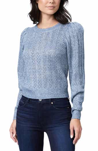 Athena Pointelle Crewneck Sweater