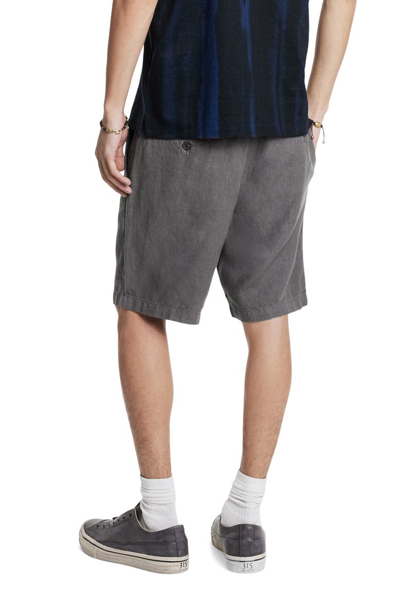 Johnny Flat Front Shorts, Alternate, color, SEAL GREY