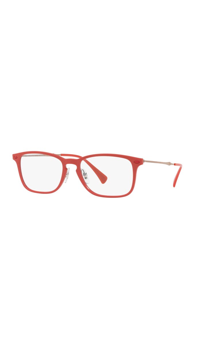 Ray-Ban 56mm Square optical glasses, Main, color, Red