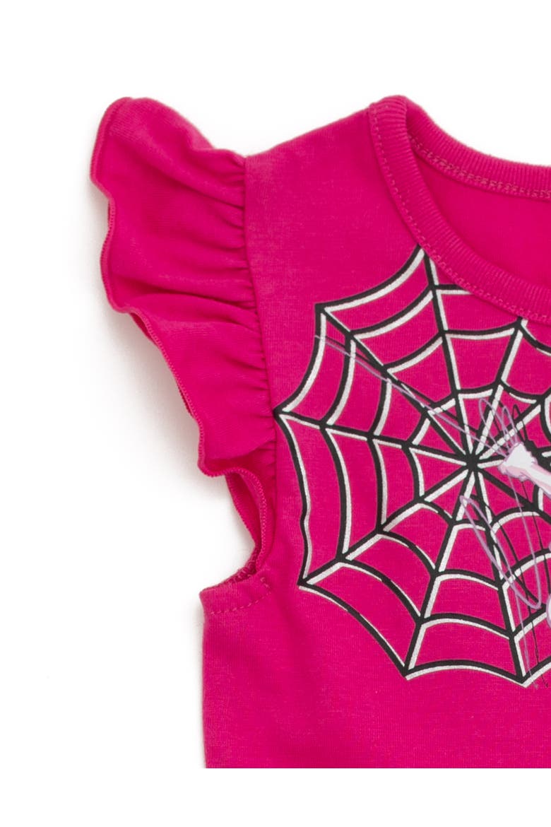 Spider-Verse Sleeveless Tutu Dress, Alternate, color, Ghost Spider Fuchsia