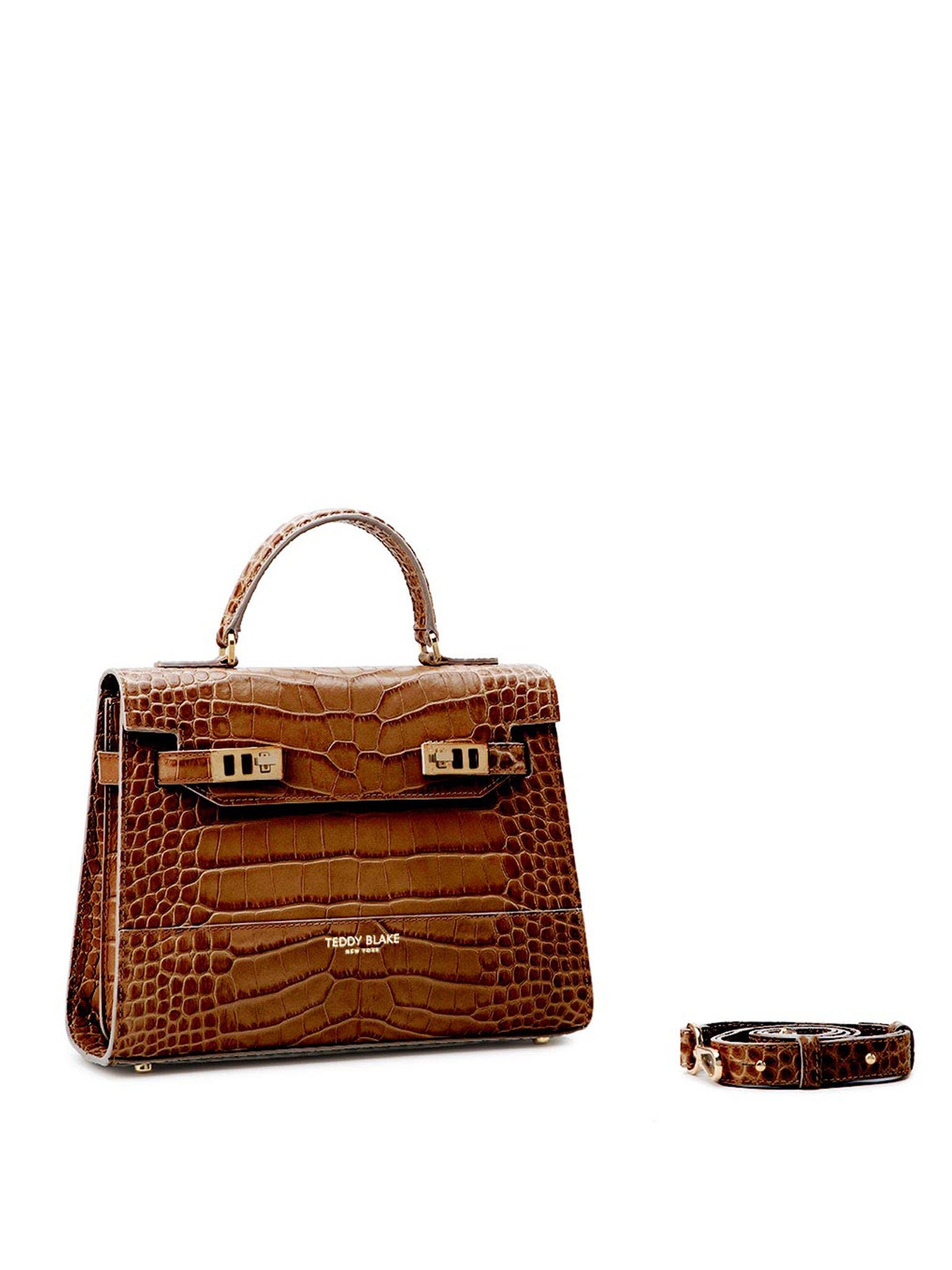 Teddy Blake Kim Croco 11", Alternate, color, Brown