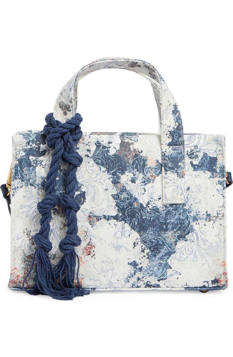 Vince Camuto Aalis Small Tote Bag, Main, color, White Floral