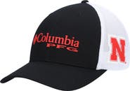 Columbia Men's Columbia Black Nebraska Huskers PFG Logo Snapback Hat