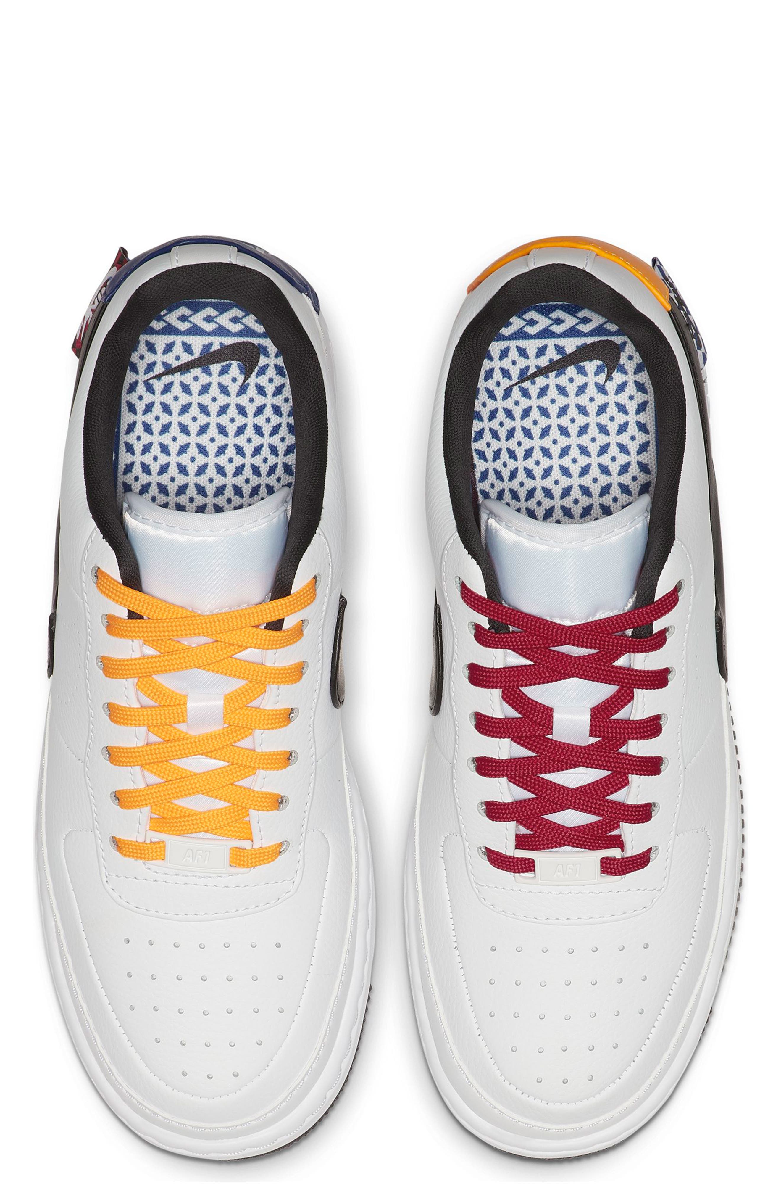 Air Force 1 Jester XX Sneaker, Alternate, color, WHITE/ BLACK/ LASER ORANGE