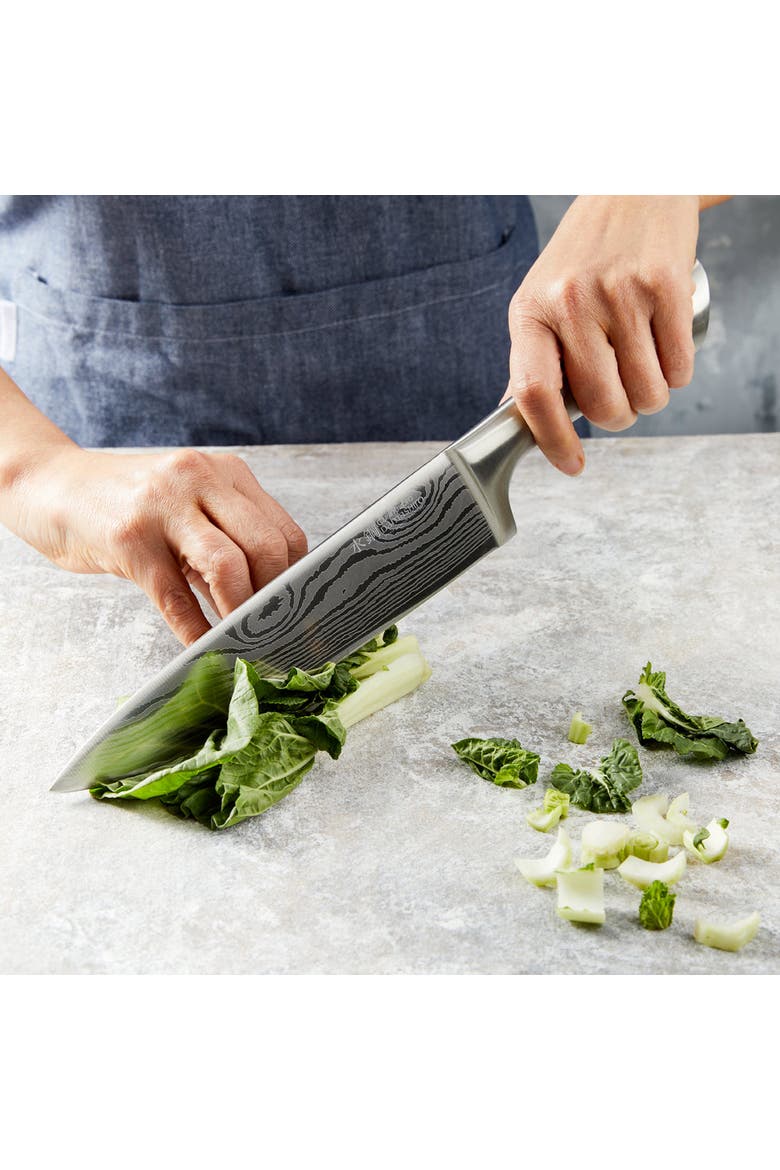 Damashiro® 8" Chef's Knife, Alternate, color, Silver