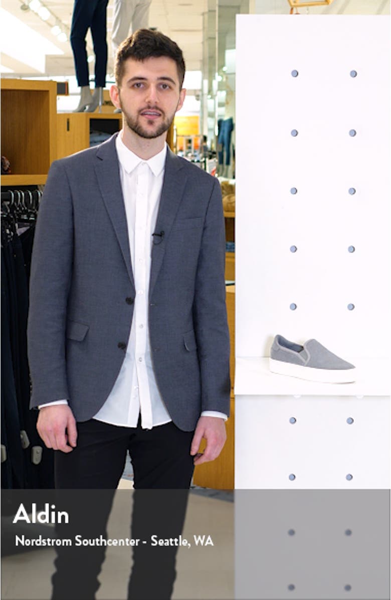 Abies Perforated Slip-On Platform Sneaker, sales video thumbnail