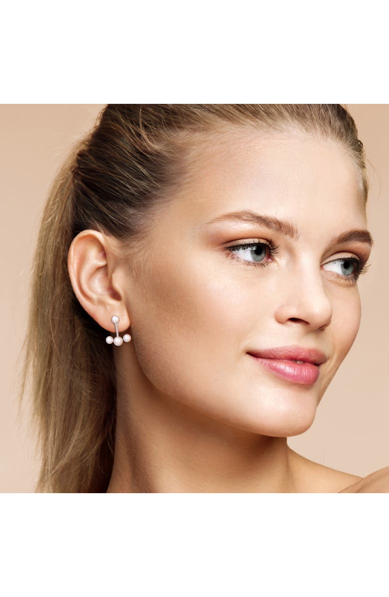 Julianna B. Cultured Pearl Drop Earrings 14k, Alternate, color, Cultured Pearl