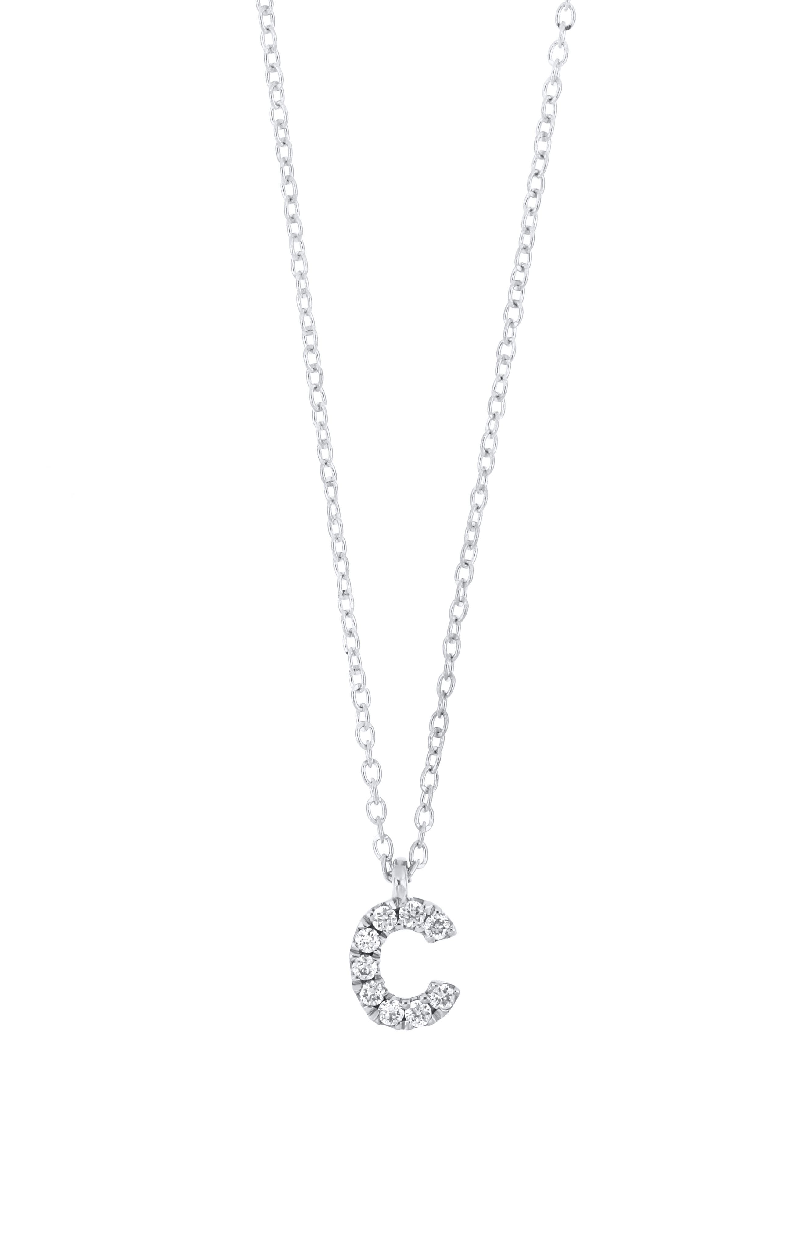 18K WHITE GOLD - C