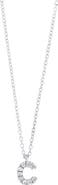 Bony Levy Icon Diamond Initial Pendant Necklace