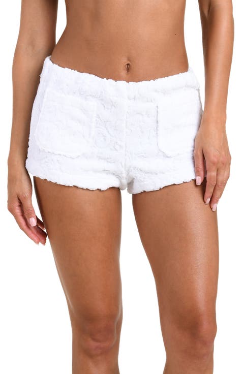 Amiya Cotton Terry Cover-Up Shorts