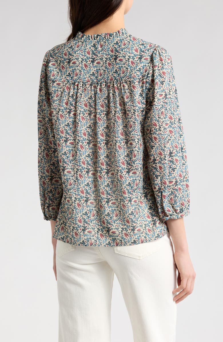 PAIGE Arlette Pleated Peasant Top, Alternate, color,