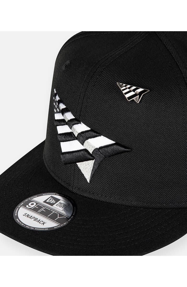 PAPER PLANES Original Crown 9FIFTY Twill Cap, Alternate, color, Black
